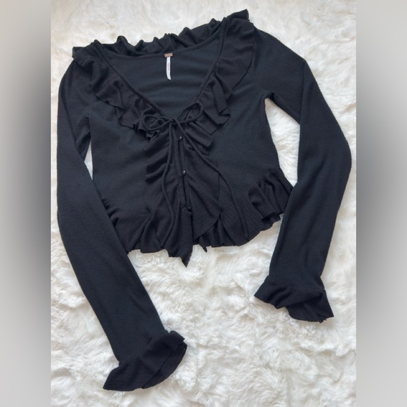 NWT Intimately Free People Cabin Ready ¾ sleeve cardigan - Picture 2 of 10